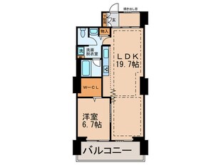 東雲ｷｬﾅﾙｺ-ﾄCODAN16号棟の物件間取画像